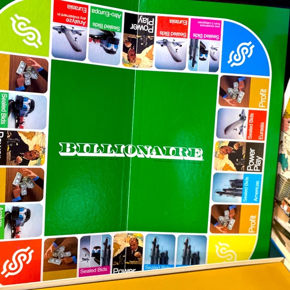 PARKER BROTHERS VINTAGE 1973 BILLIONAIRE BOARD GAME OF GLOBAL ENTERPRISE #43 - Picture 3 of 13